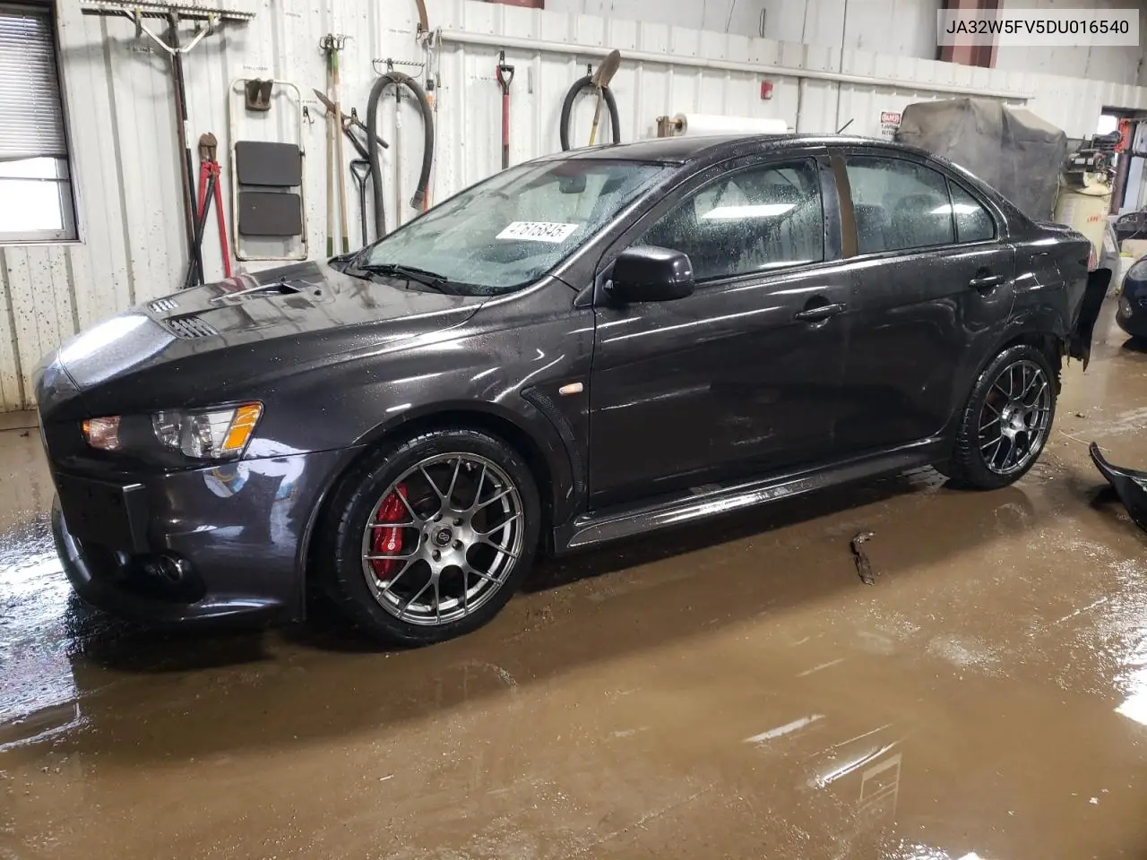 2013 Mitsubishi Lancer Evolution Mr VIN: JA32W5FV5DU016540 Lot: 47615845