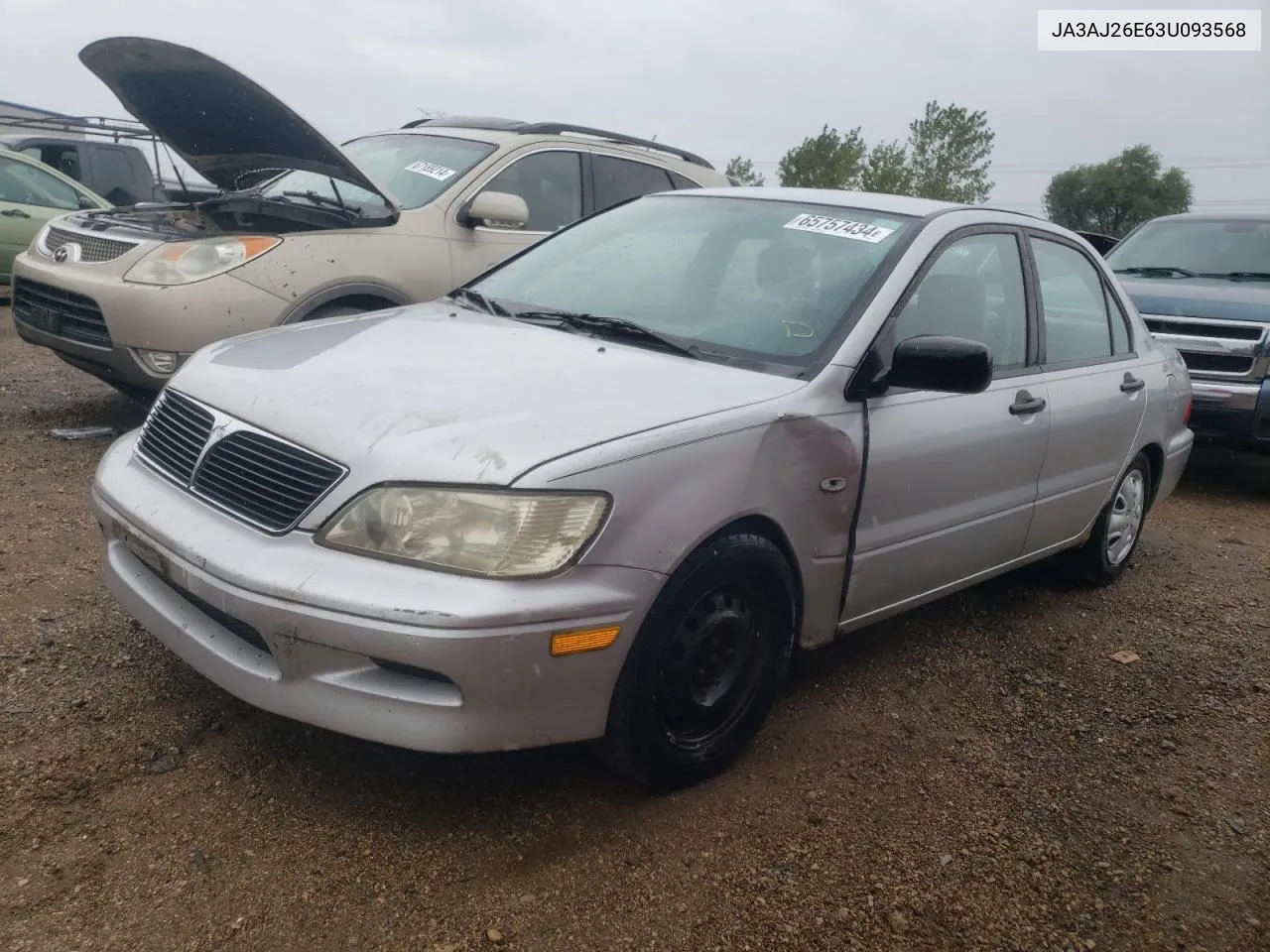 JA3AJ26E63U093568 2003 Mitsubishi Lancer Es