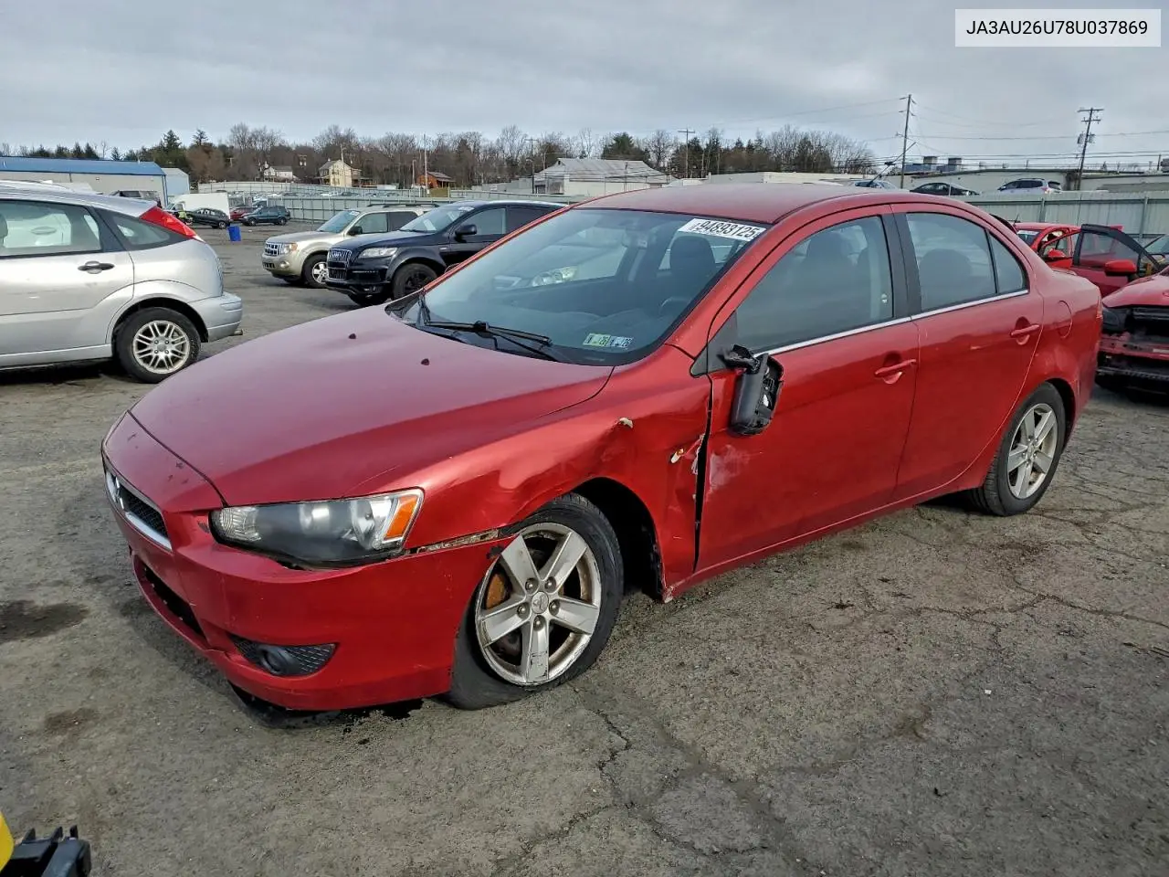 JA3AU26U78U037869 2008 Mitsubishi Lancer Es