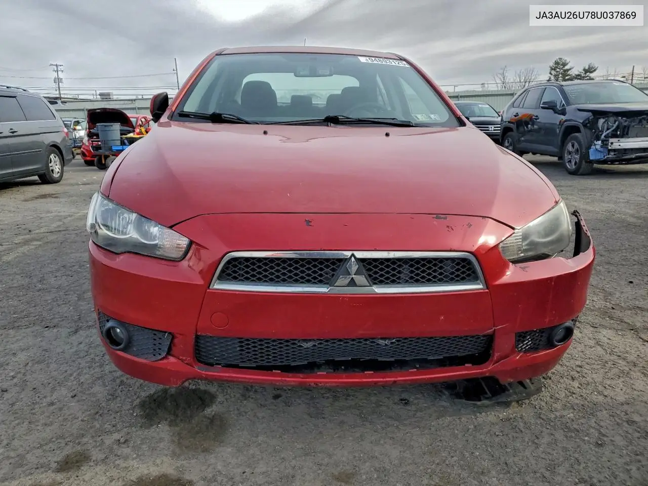 JA3AU26U78U037869 2008 Mitsubishi Lancer Es
