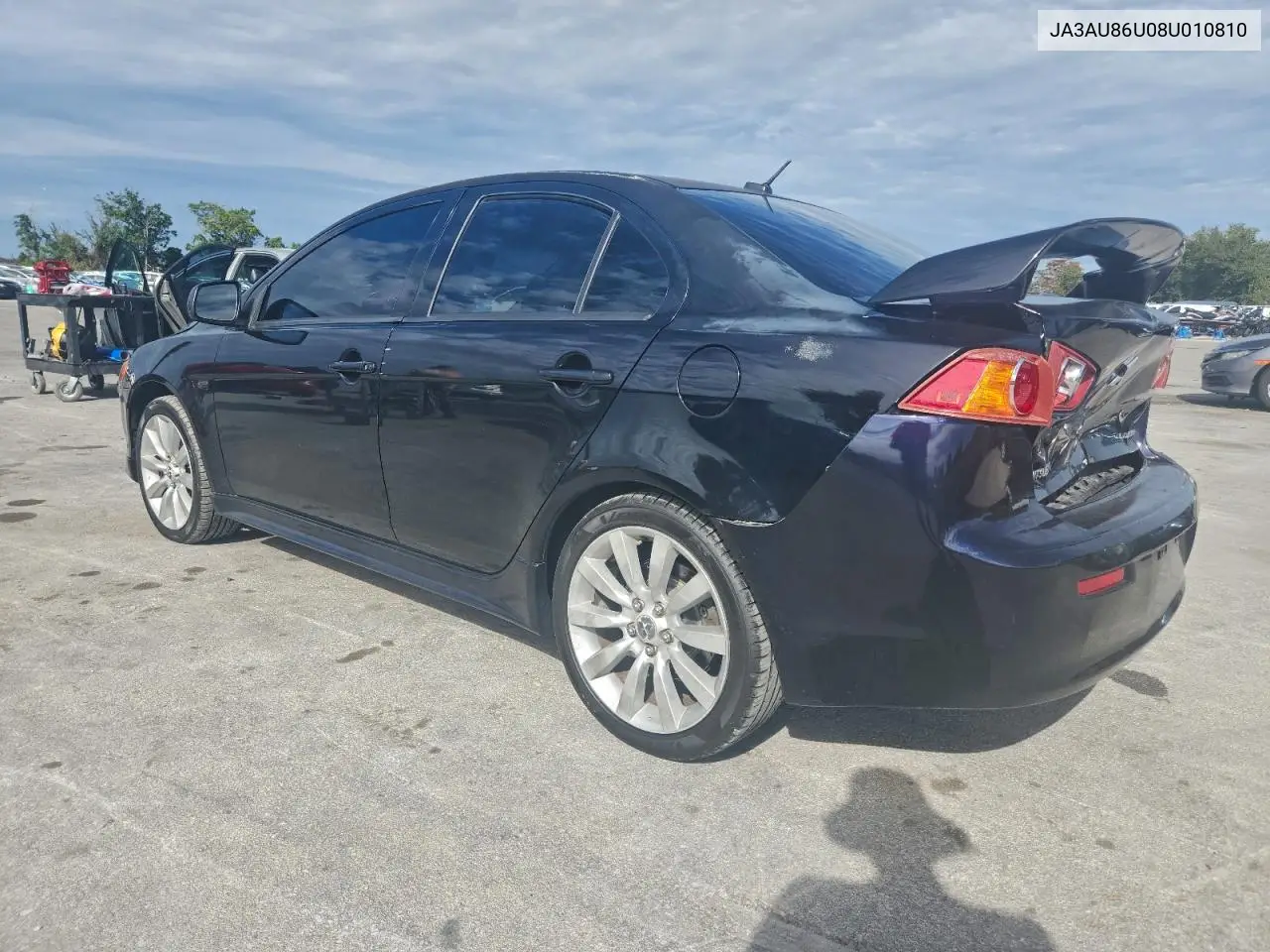 JA3AU86U08U010810 2008 Mitsubishi Lancer Gts