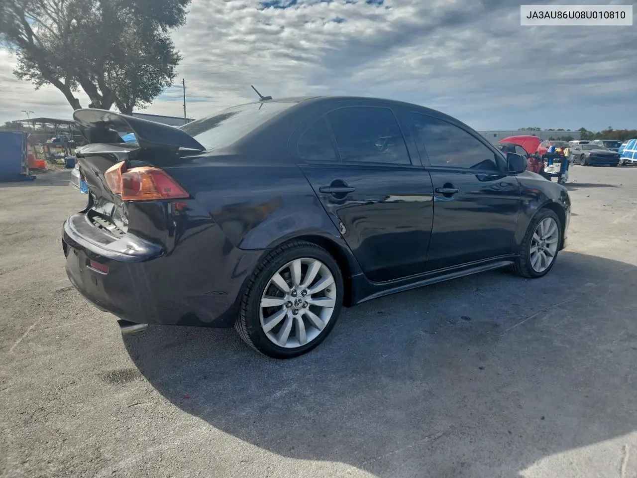 JA3AU86U08U010810 2008 Mitsubishi Lancer Gts