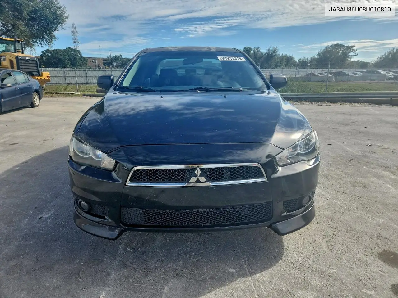 JA3AU86U08U010810 2008 Mitsubishi Lancer Gts