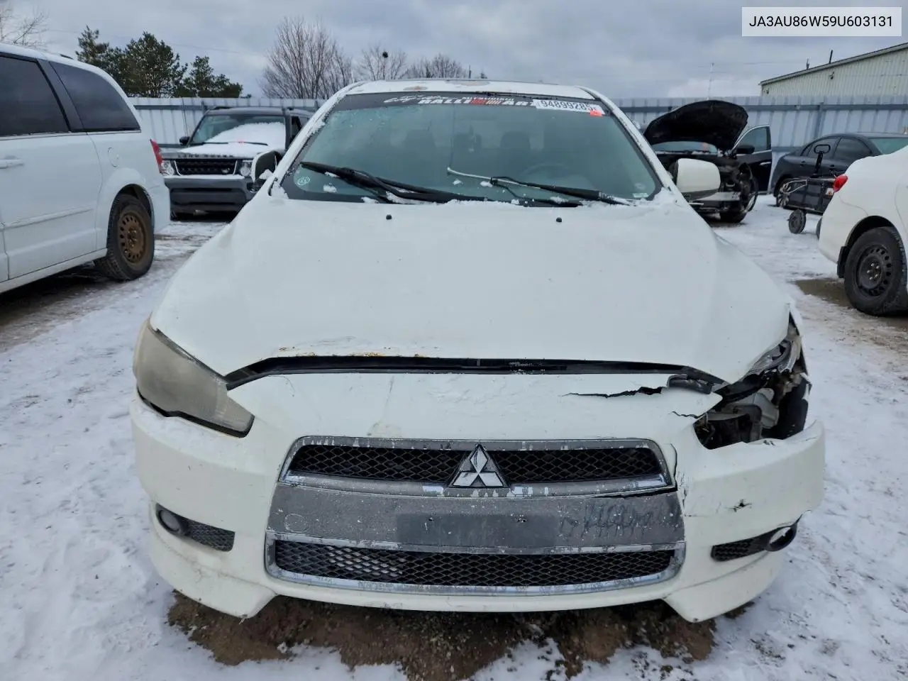 JA3AU86W59U603131 2009 Mitsubishi Lancer Gts