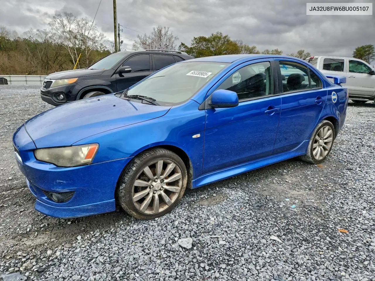 JA32U8FW6BU005107 2011 Mitsubishi Lancer Gts