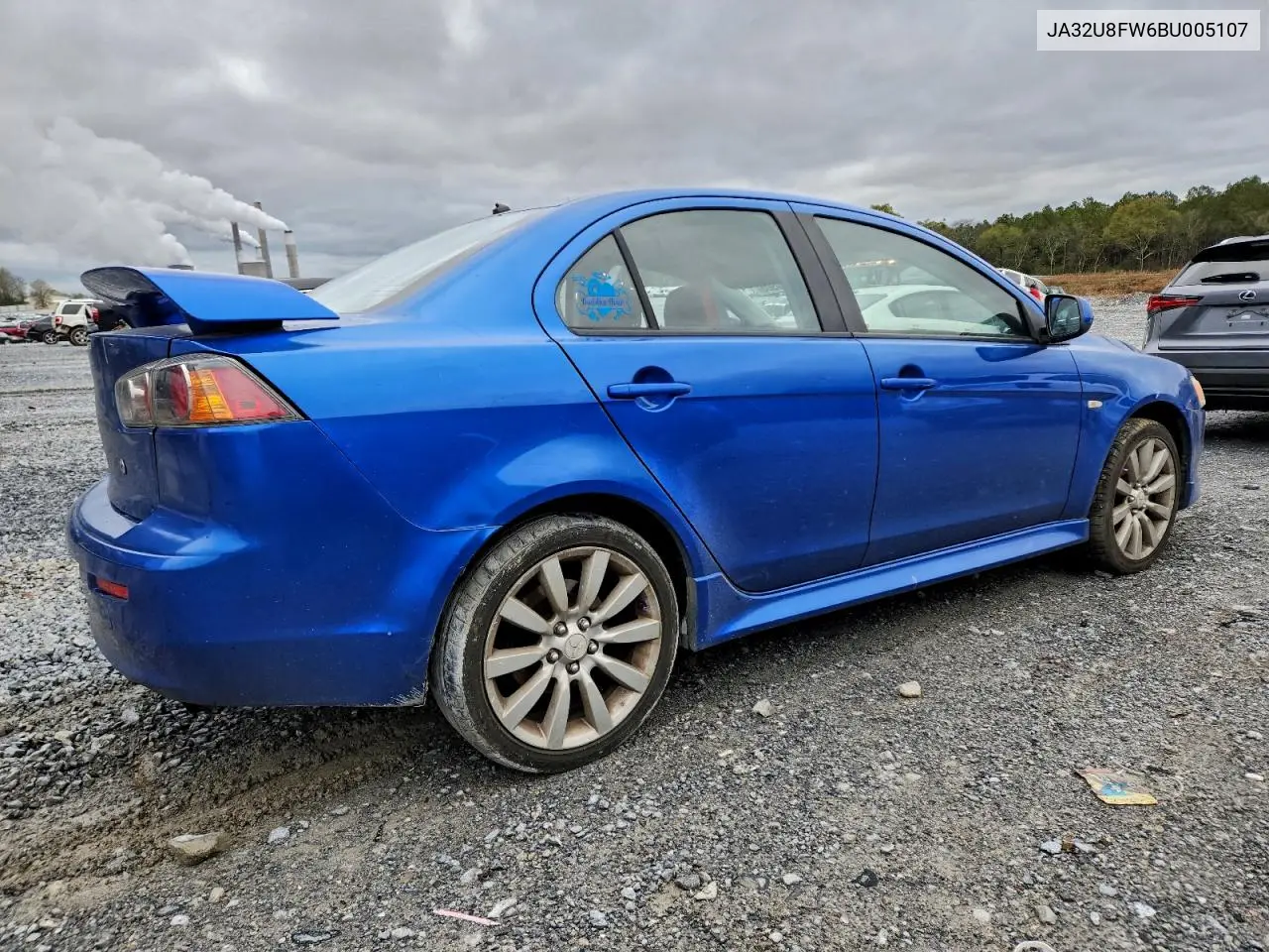 JA32U8FW6BU005107 2011 Mitsubishi Lancer Gts