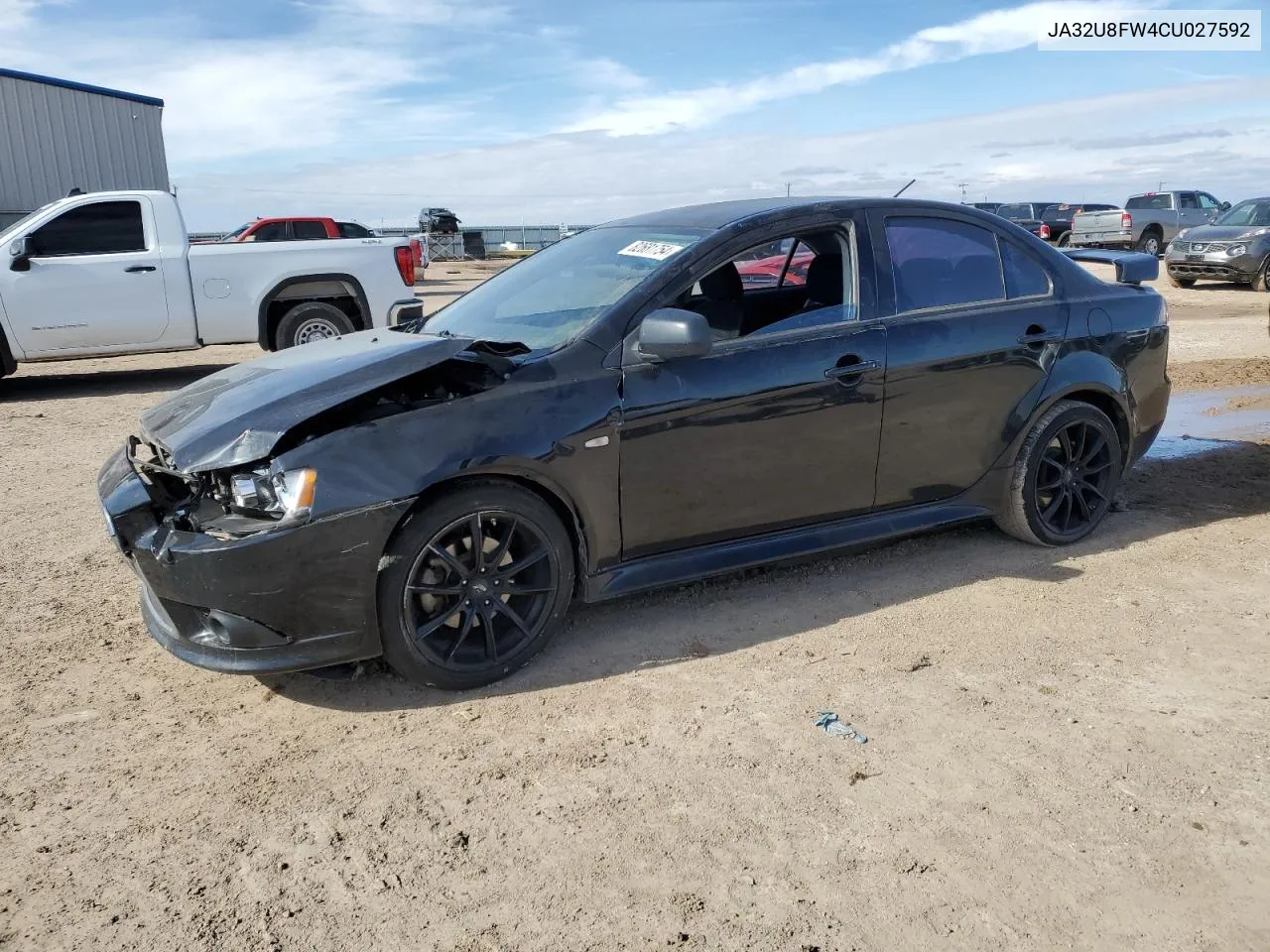 2012 Mitsubishi Lancer Gt VIN: JA32U8FW4CU027592 Lot: 82681754