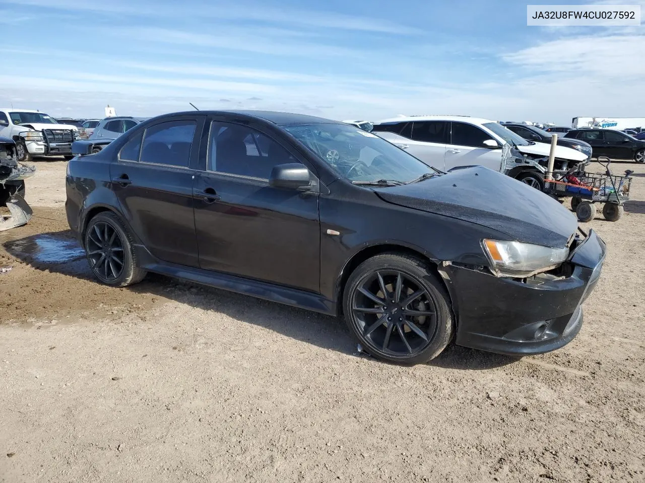 2012 Mitsubishi Lancer Gt VIN: JA32U8FW4CU027592 Lot: 82681754