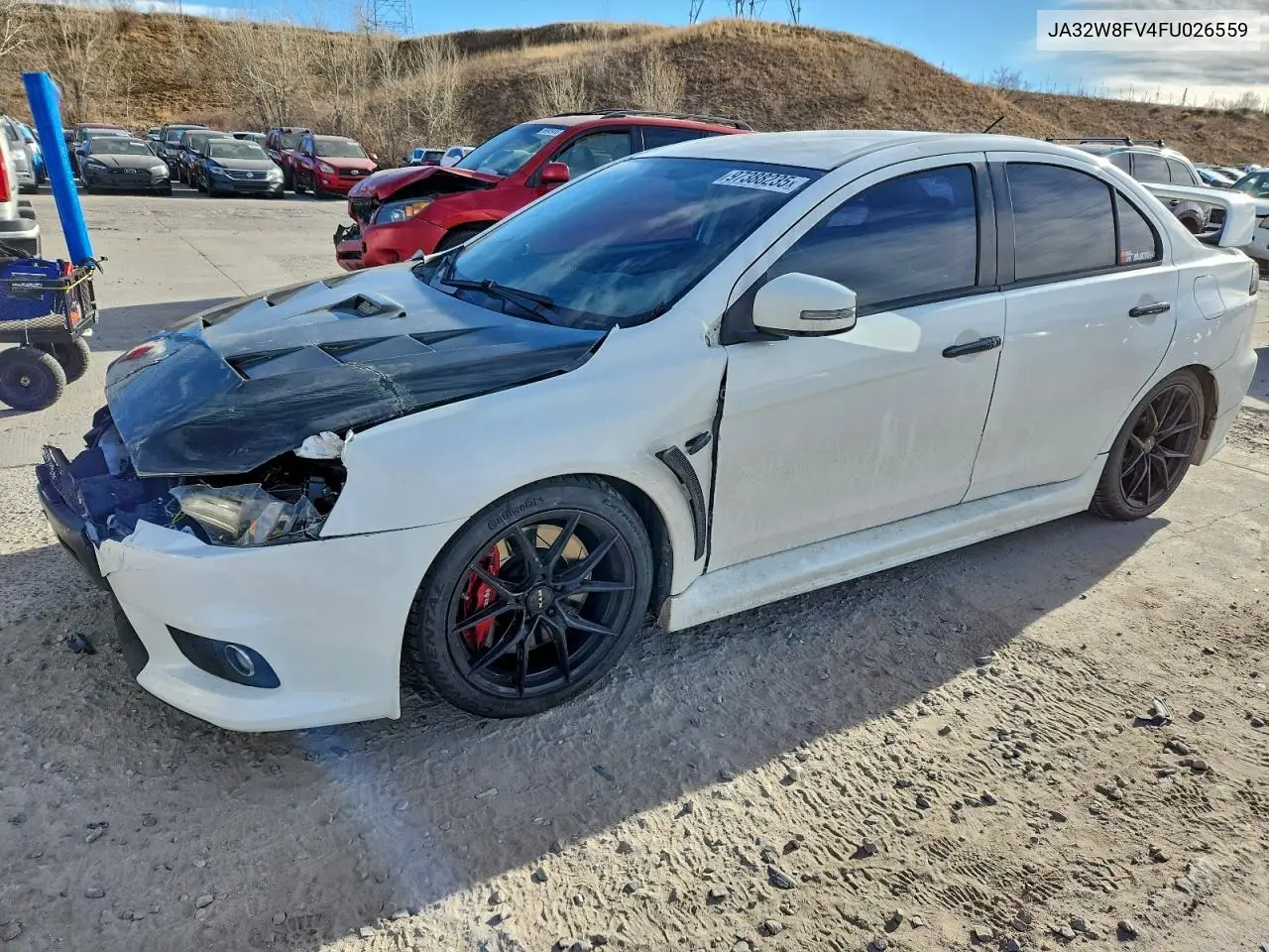 JA32W8FV4FU026559 2015 Mitsubishi Lancer Evolution Gsr
