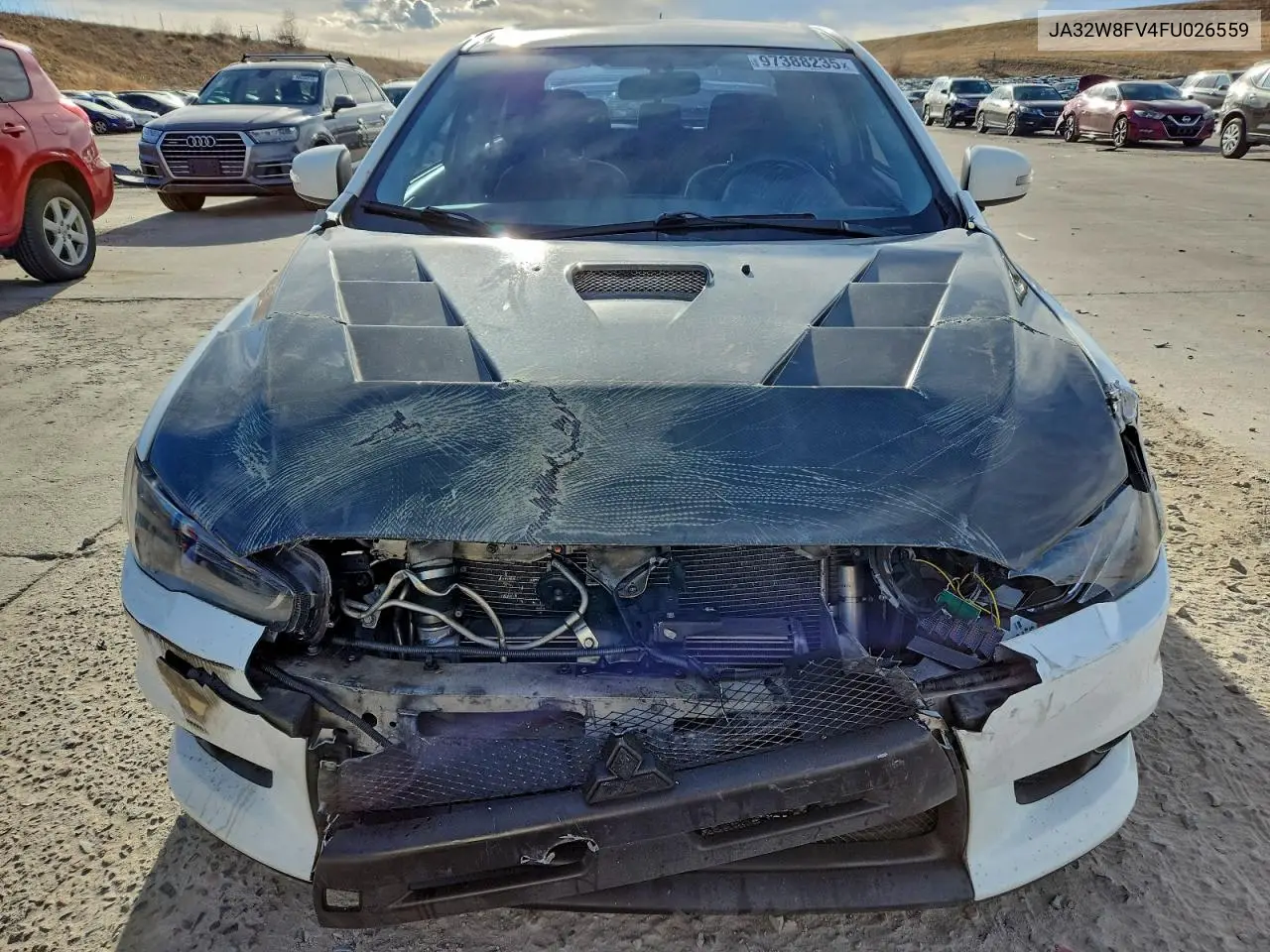 JA32W8FV4FU026559 2015 Mitsubishi Lancer Evolution Gsr