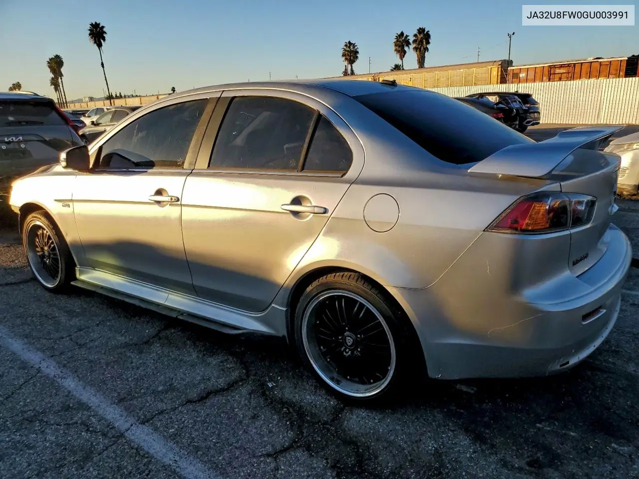 JA32U8FW0GU003991 2016 Mitsubishi Lancer Gt