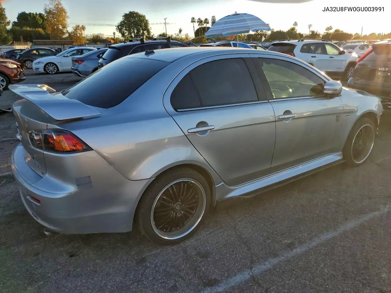 JA32U8FW0GU003991 2016 Mitsubishi Lancer Gt