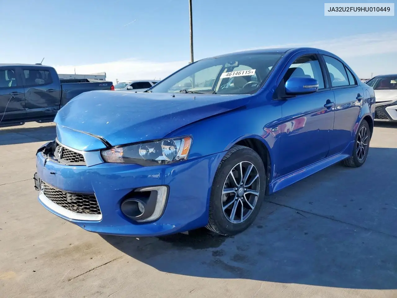 2017 Mitsubishi Lancer Es VIN: JA32U2FU9HU010449 Lot: 46146115