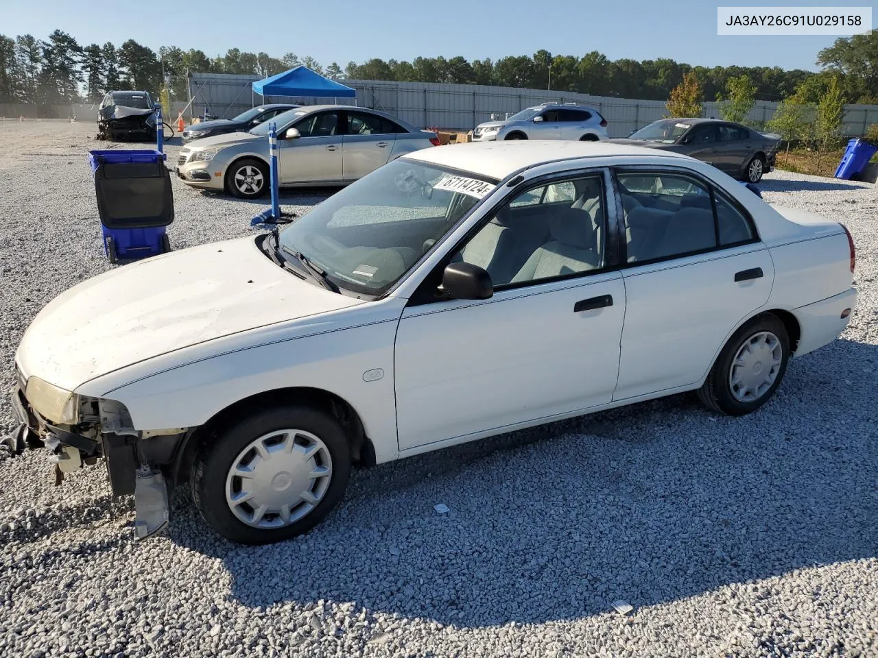 2001 Mitsubishi Mirage Es VIN: JA3AY26C91U029158 Lot: 67114724