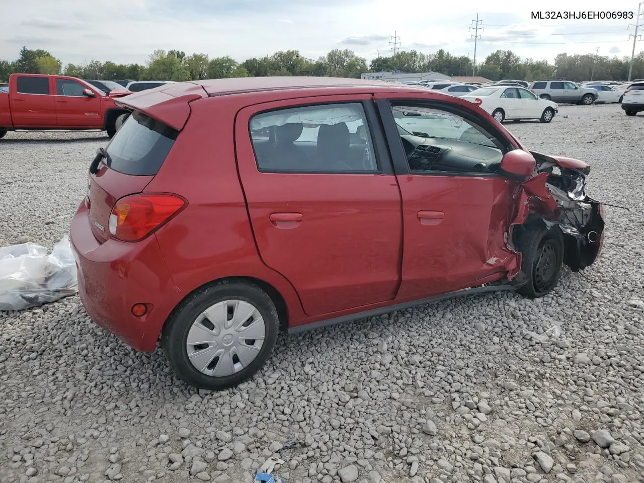 2014 Mitsubishi Mirage De VIN: ML32A3HJ6EH006983 Lot: 72147384