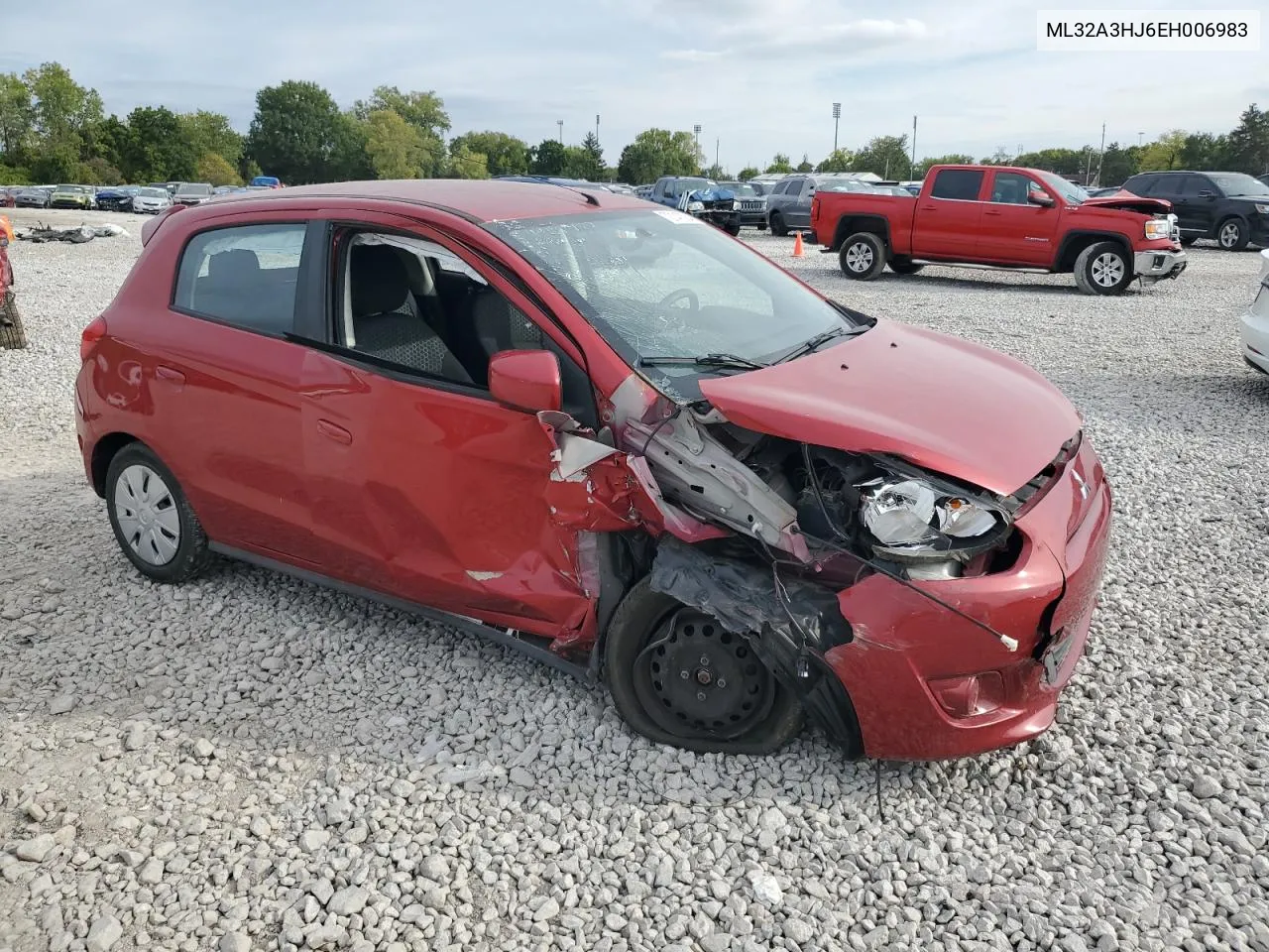 2014 Mitsubishi Mirage De VIN: ML32A3HJ6EH006983 Lot: 72147384