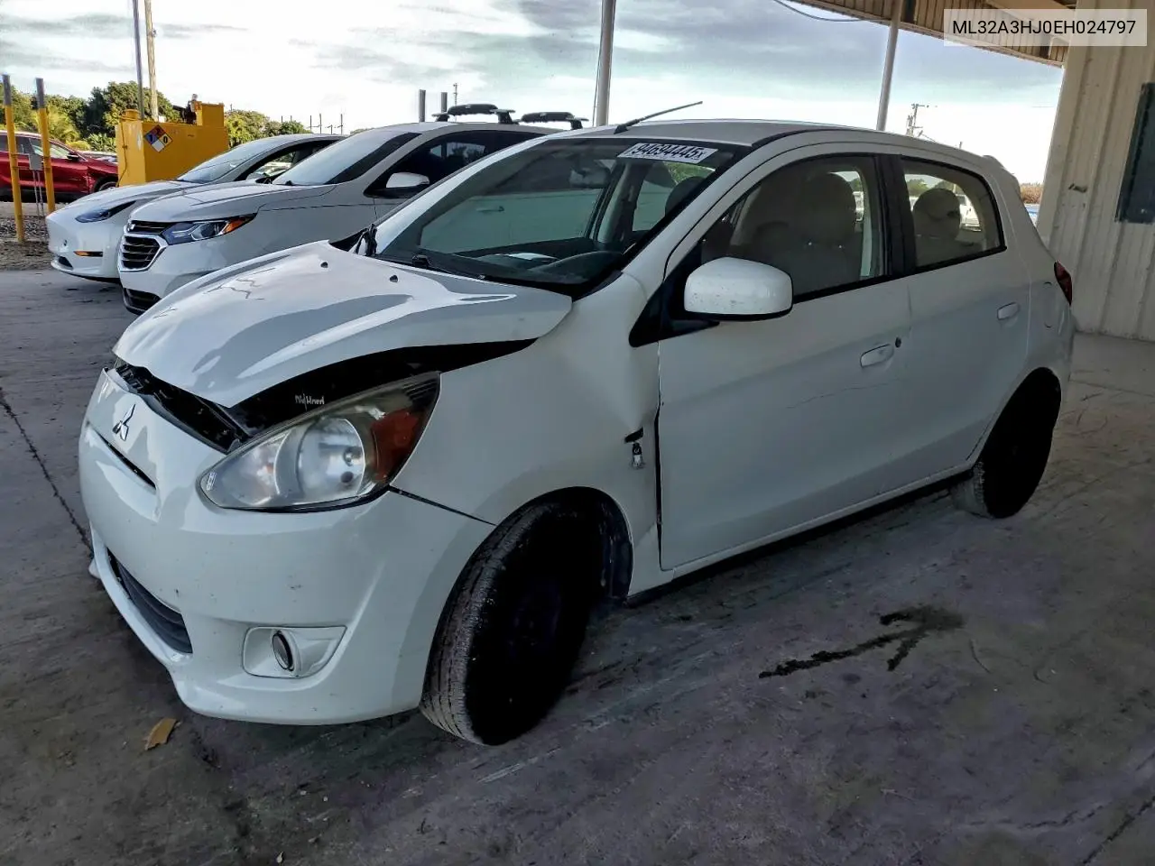 ML32A3HJ0EH024797 2014 Mitsubishi Mirage De