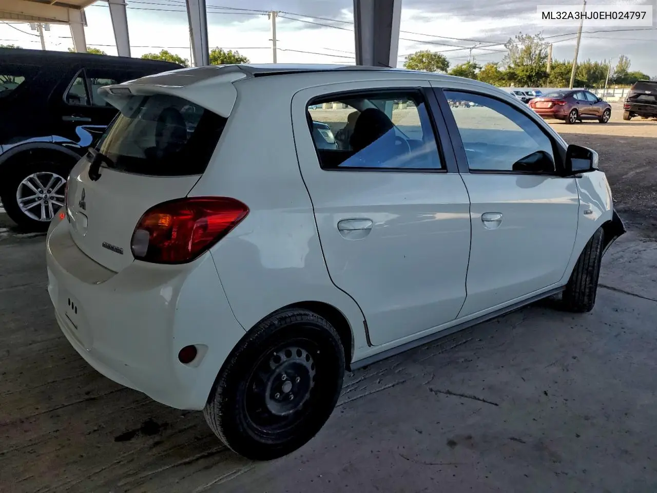 ML32A3HJ0EH024797 2014 Mitsubishi Mirage De
