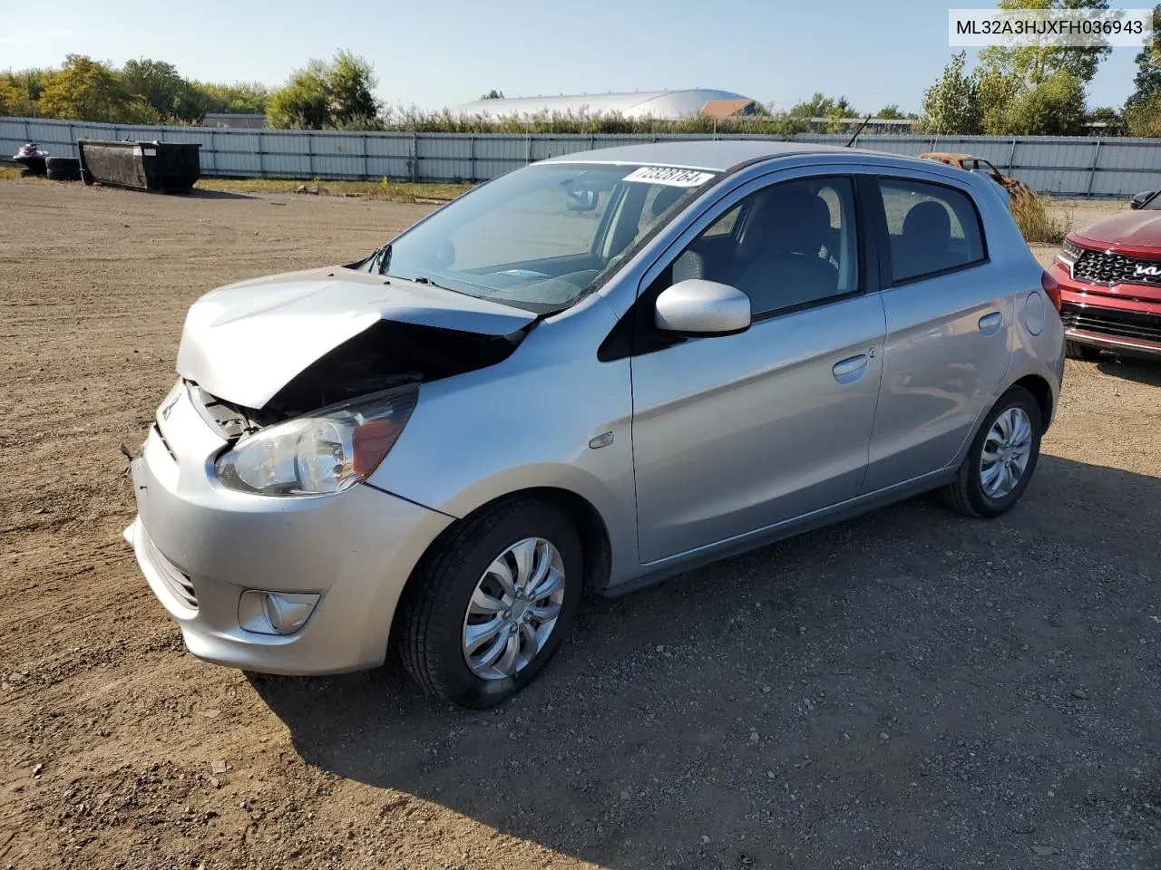 ML32A3HJXFH036943 2015 Mitsubishi Mirage De