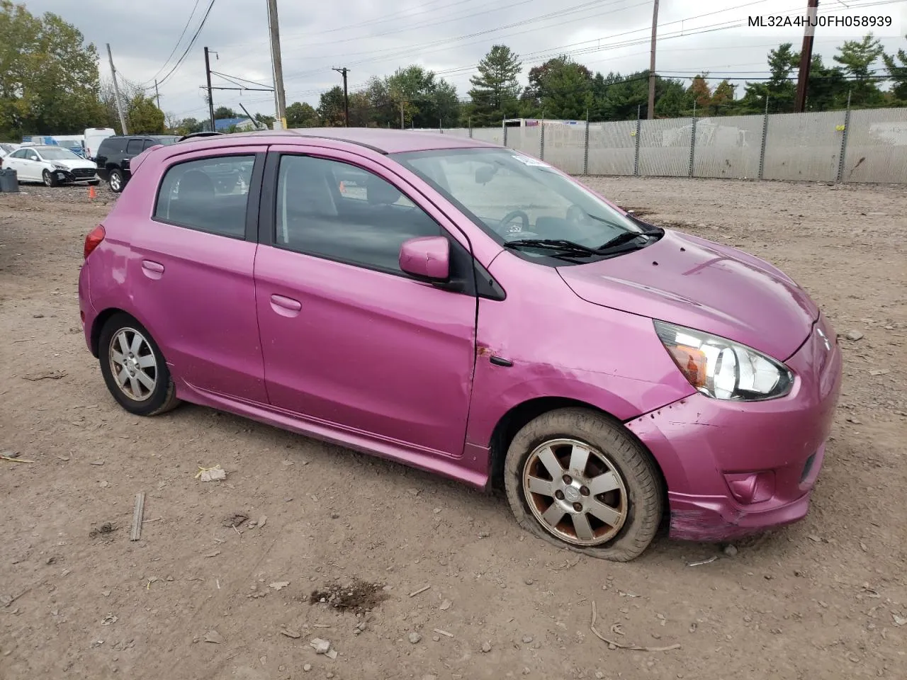 ML32A4HJ0FH058939 2015 Mitsubishi Mirage Es