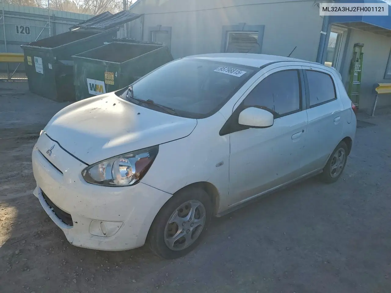 ML32A3HJ2FH001121 2015 Mitsubishi Mirage De