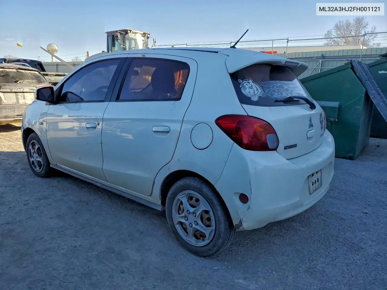 ML32A3HJ2FH001121 2015 Mitsubishi Mirage De