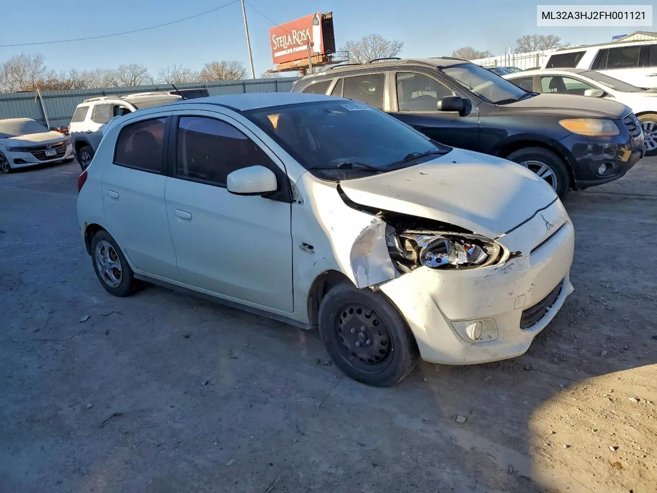 ML32A3HJ2FH001121 2015 Mitsubishi Mirage De