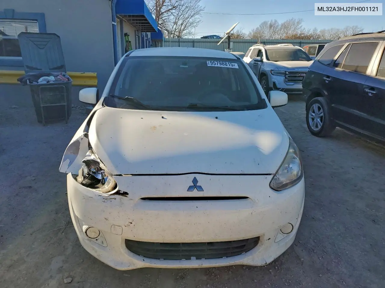 ML32A3HJ2FH001121 2015 Mitsubishi Mirage De