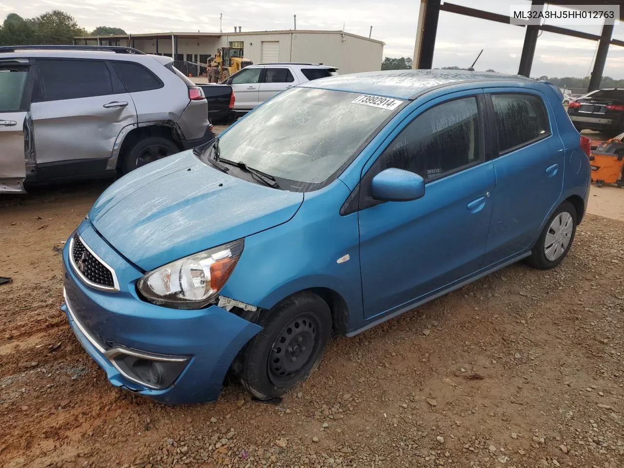 2017 Mitsubishi Mirage Es VIN: ML32A3HJ5HH012763 Lot: 73992914