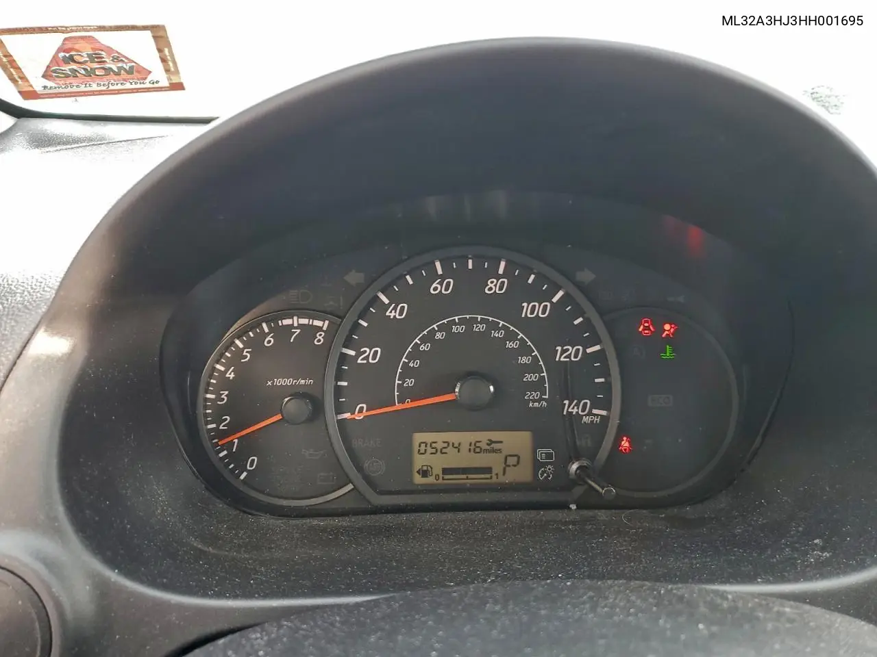 ML32A3HJ3HH001695 2017 Mitsubishi Mirage Es