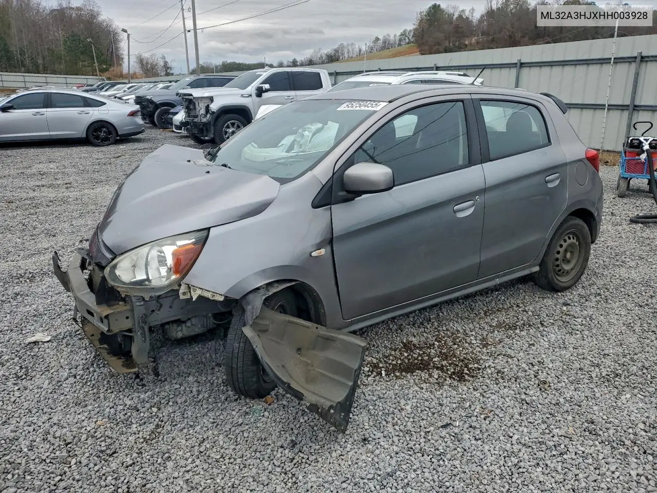 ML32A3HJXHH003928 2017 Mitsubishi Mirage Es