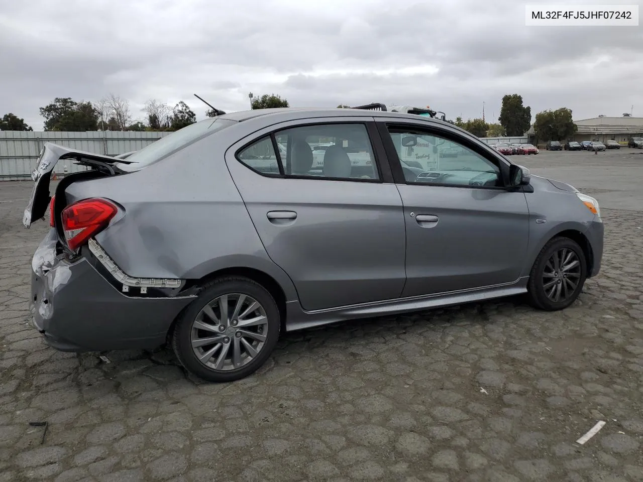 2018 Mitsubishi Mirage G4 Se VIN: ML32F4FJ5JHF07242 Lot: 71626614