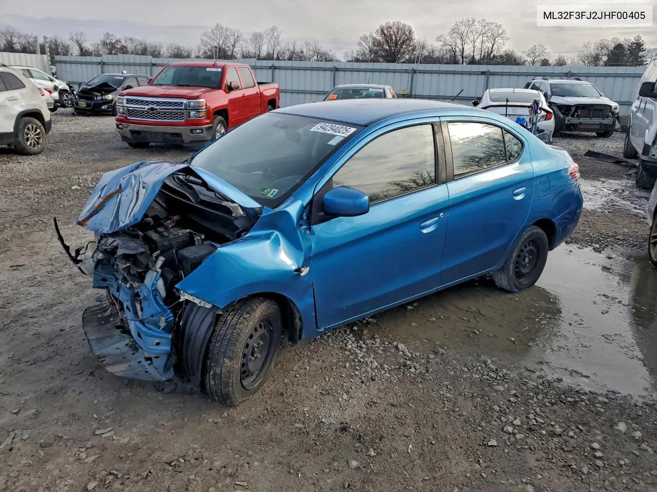 ML32F3FJ2JHF00405 2018 Mitsubishi Mirage G4 Es