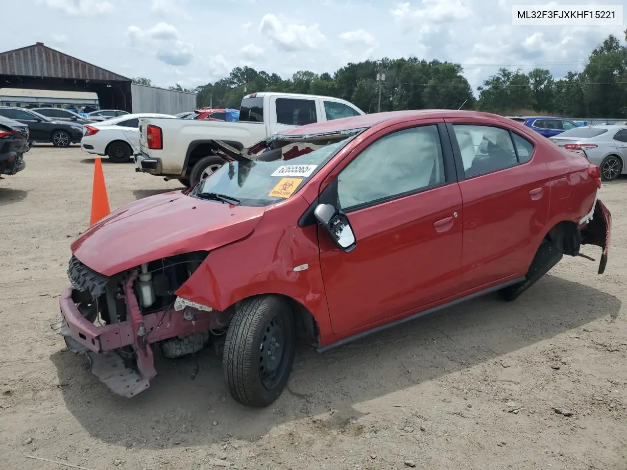 ML32F3FJXKHF15221 2019 Mitsubishi Mirage G4 Es