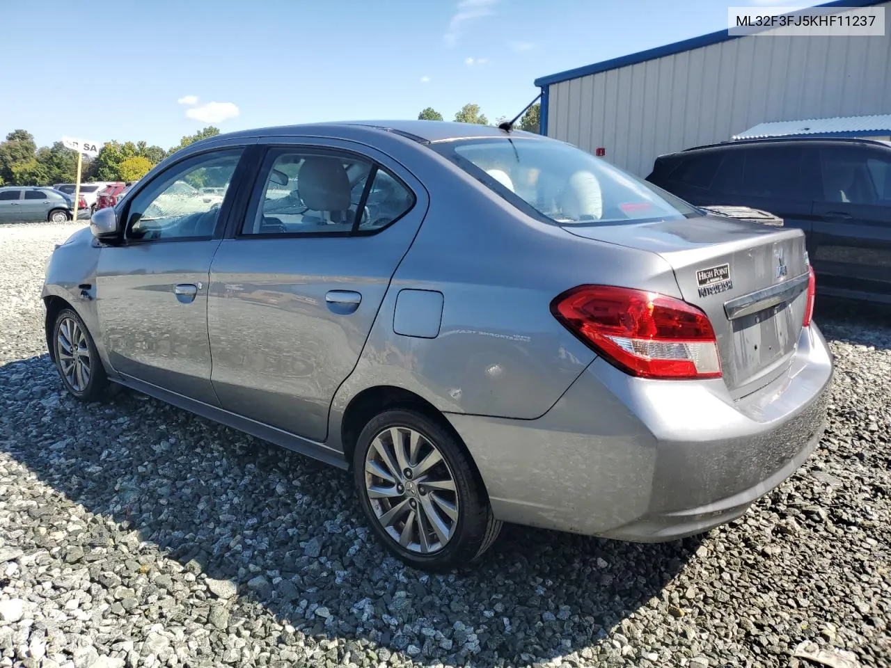 ML32F3FJ5KHF11237 2019 Mitsubishi Mirage G4 Es