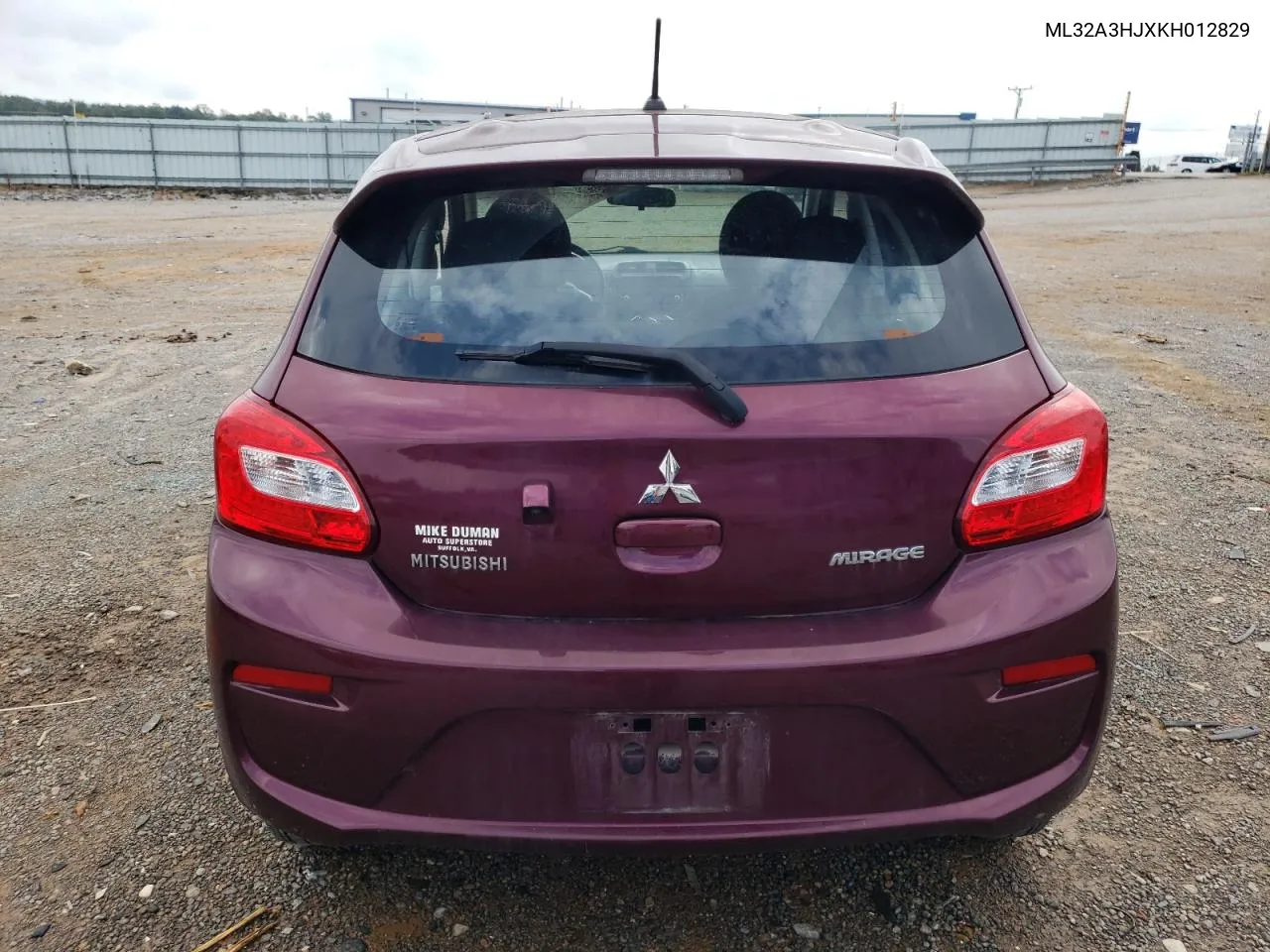 ML32A3HJXKH012829 2019 Mitsubishi Mirage Es