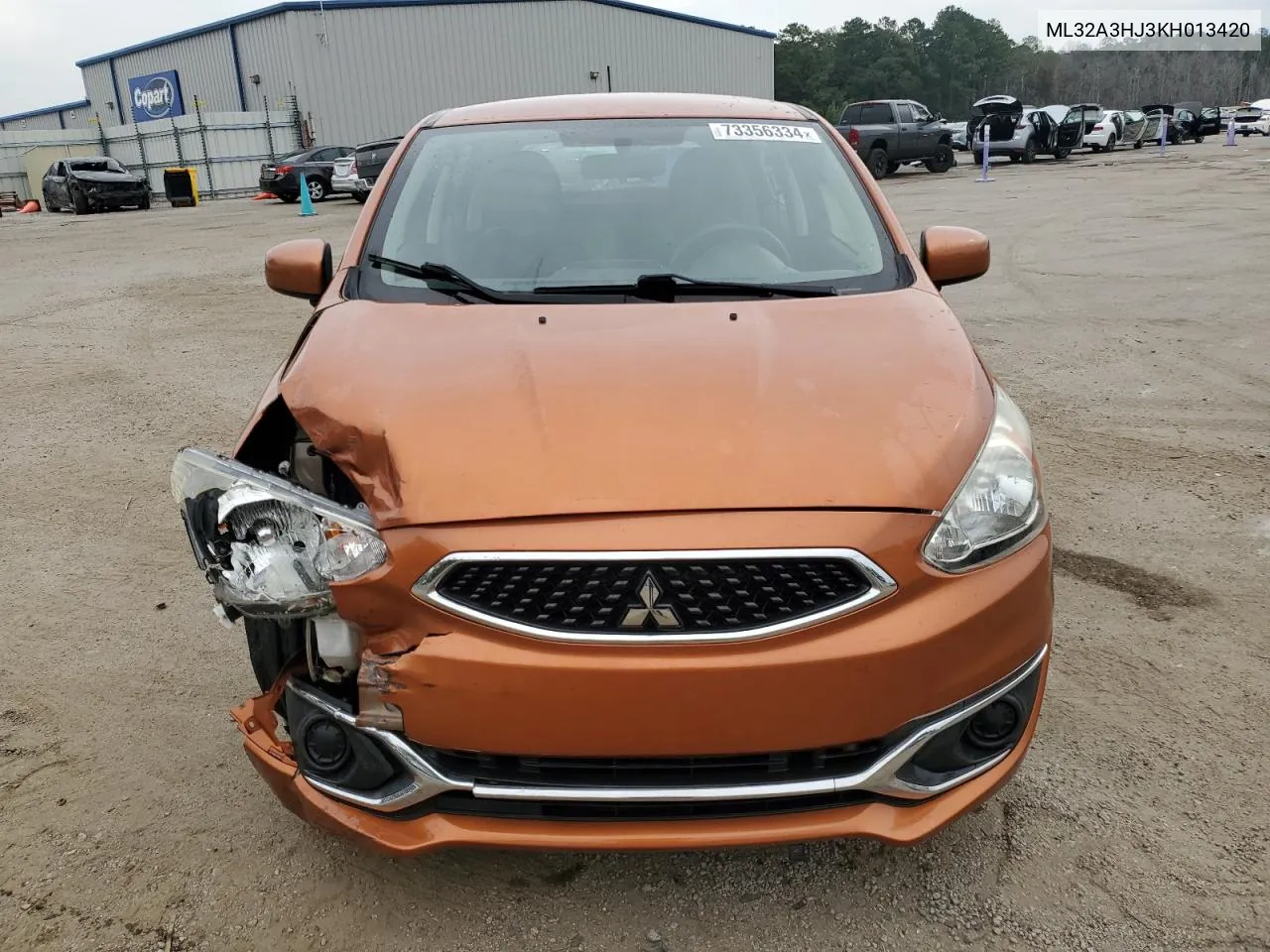 ML32A3HJ3KH013420 2019 Mitsubishi Mirage Es