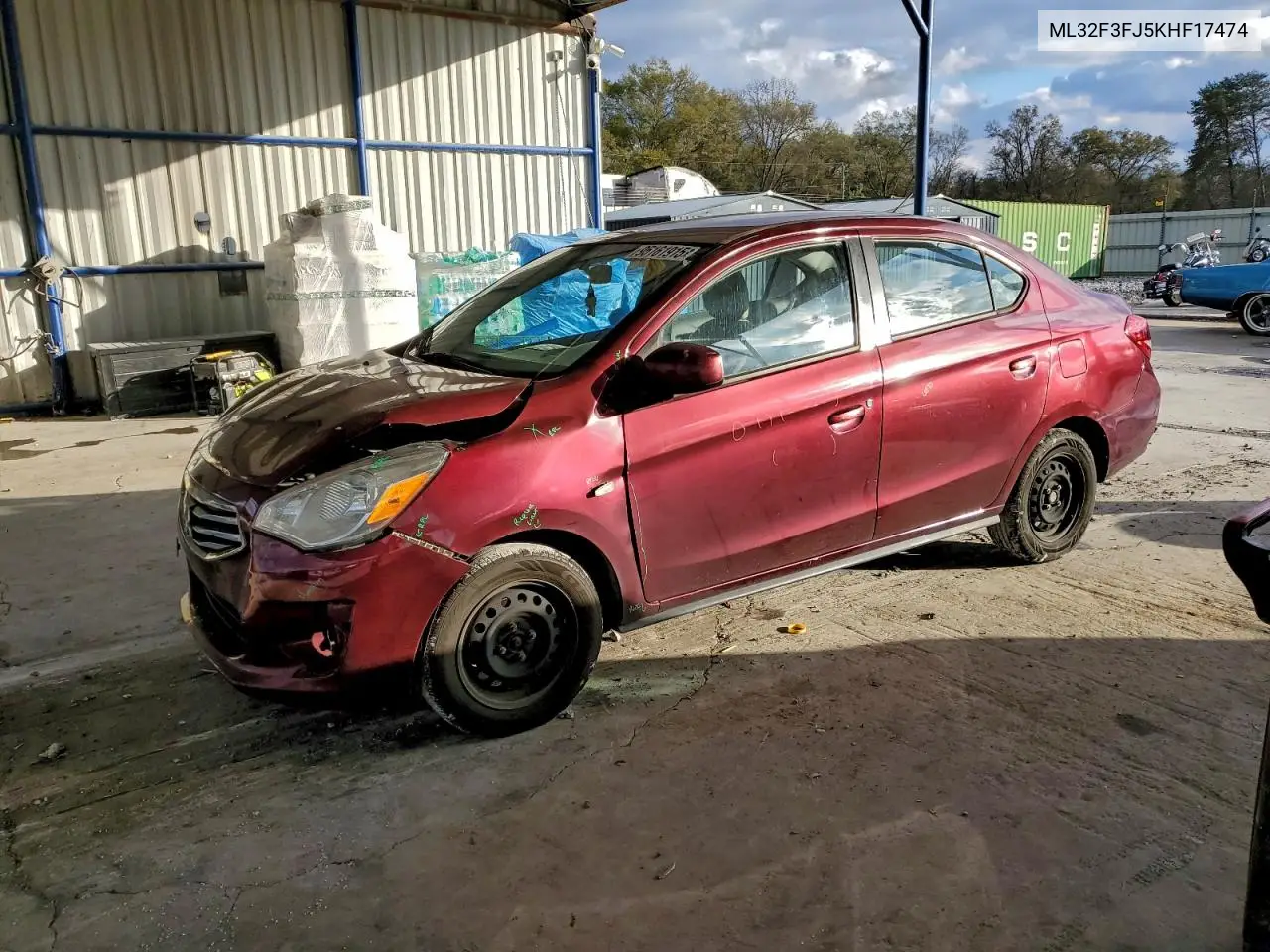 ML32F3FJ5KHF17474 2019 Mitsubishi Mirage G4 Es