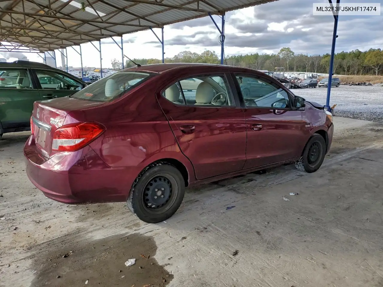 ML32F3FJ5KHF17474 2019 Mitsubishi Mirage G4 Es