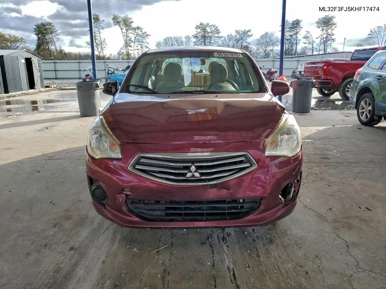 ML32F3FJ5KHF17474 2019 Mitsubishi Mirage G4 Es