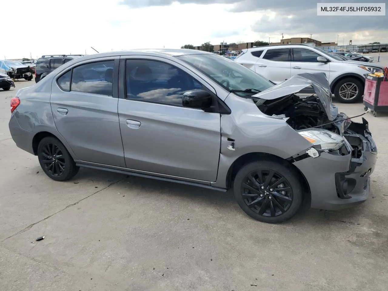 2020 Mitsubishi Mirage G4 Se VIN: ML32F4FJ5LHF05932 Lot: 70650914