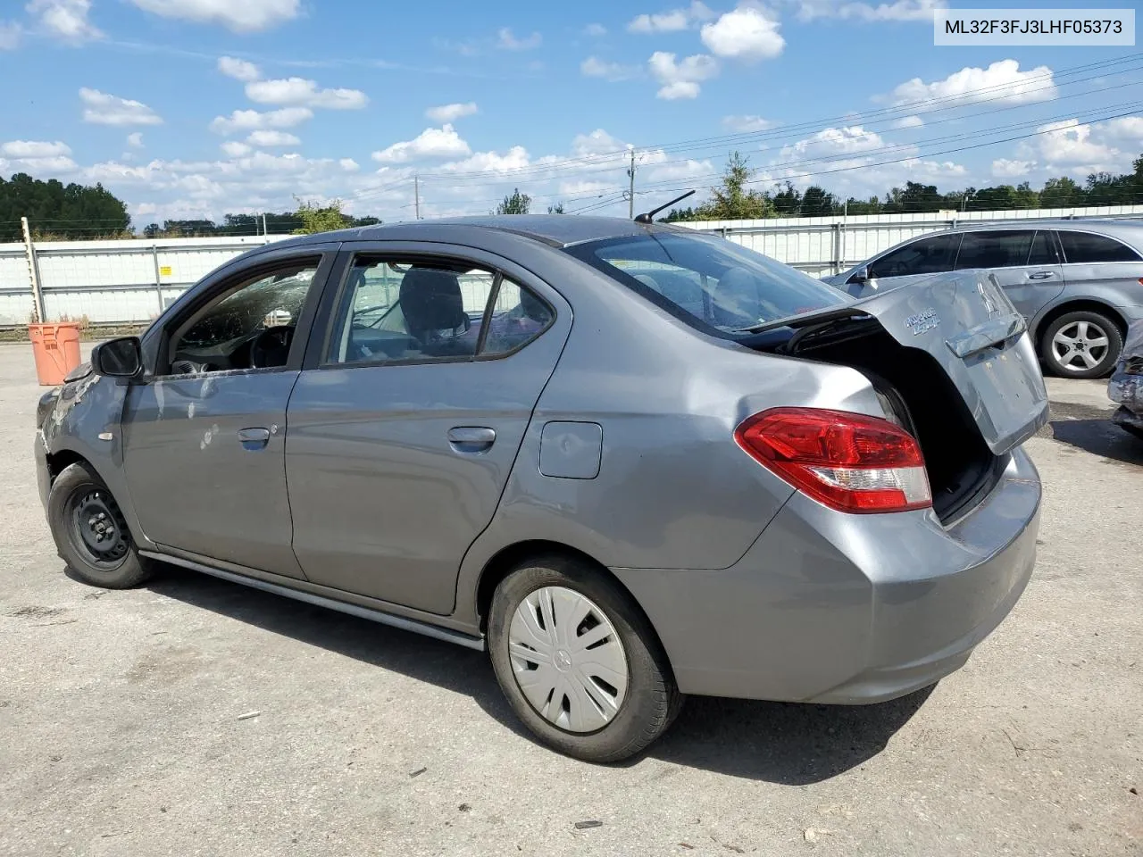 2020 Mitsubishi Mirage G4 Es VIN: ML32F3FJ3LHF05373 Lot: 72709224