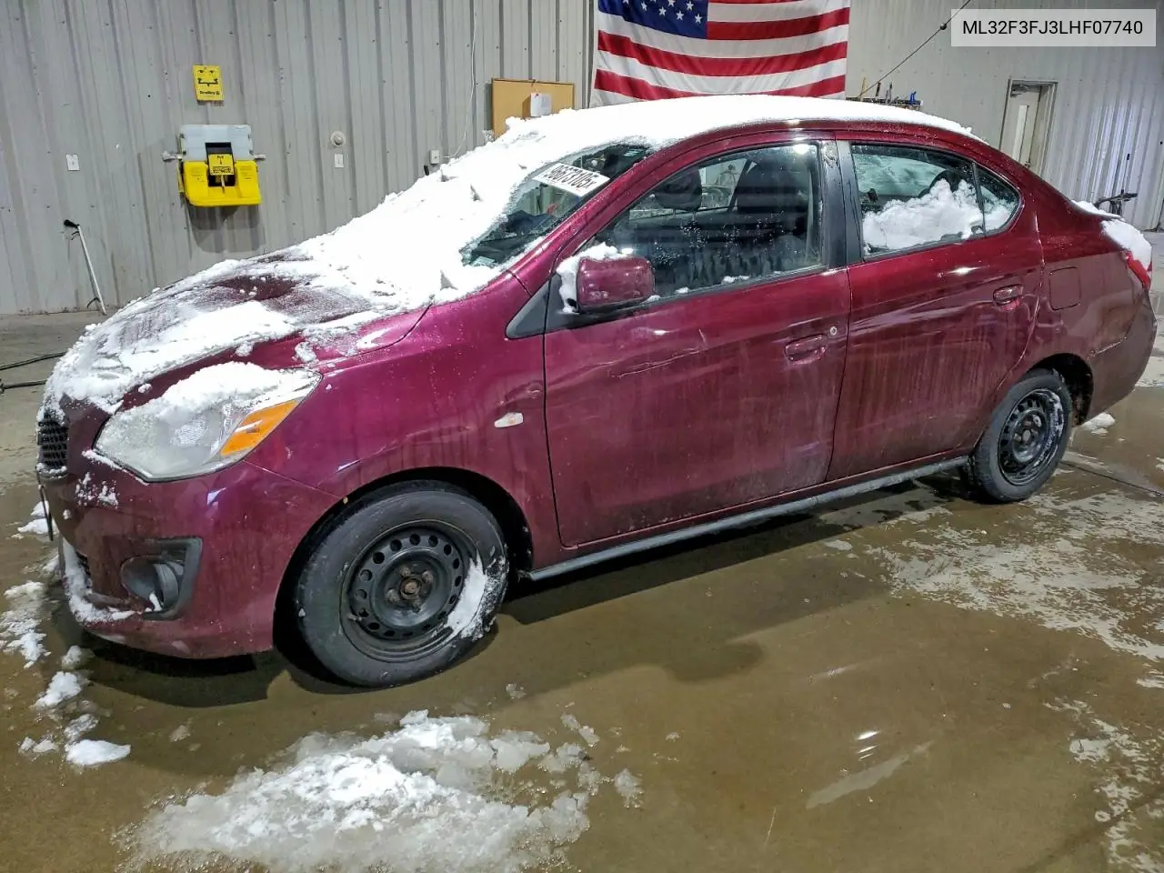 ML32F3FJ3LHF07740 2020 Mitsubishi Mirage G4 Es