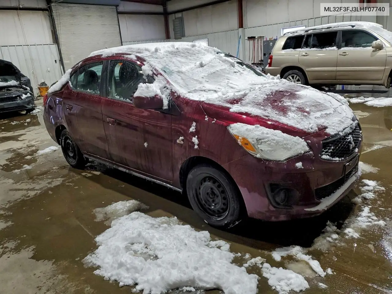 ML32F3FJ3LHF07740 2020 Mitsubishi Mirage G4 Es