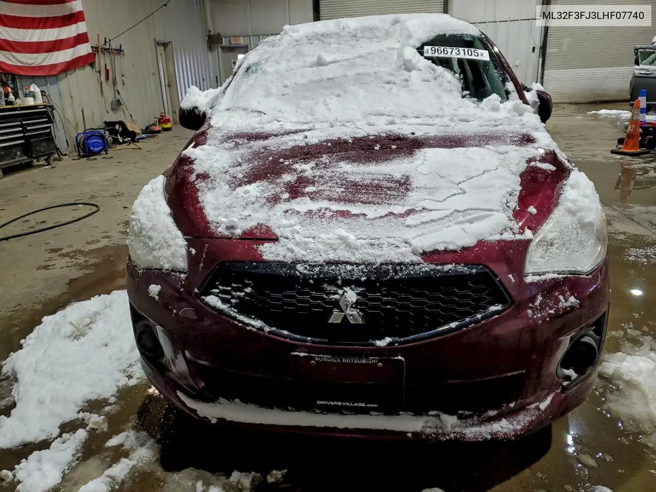 ML32F3FJ3LHF07740 2020 Mitsubishi Mirage G4 Es