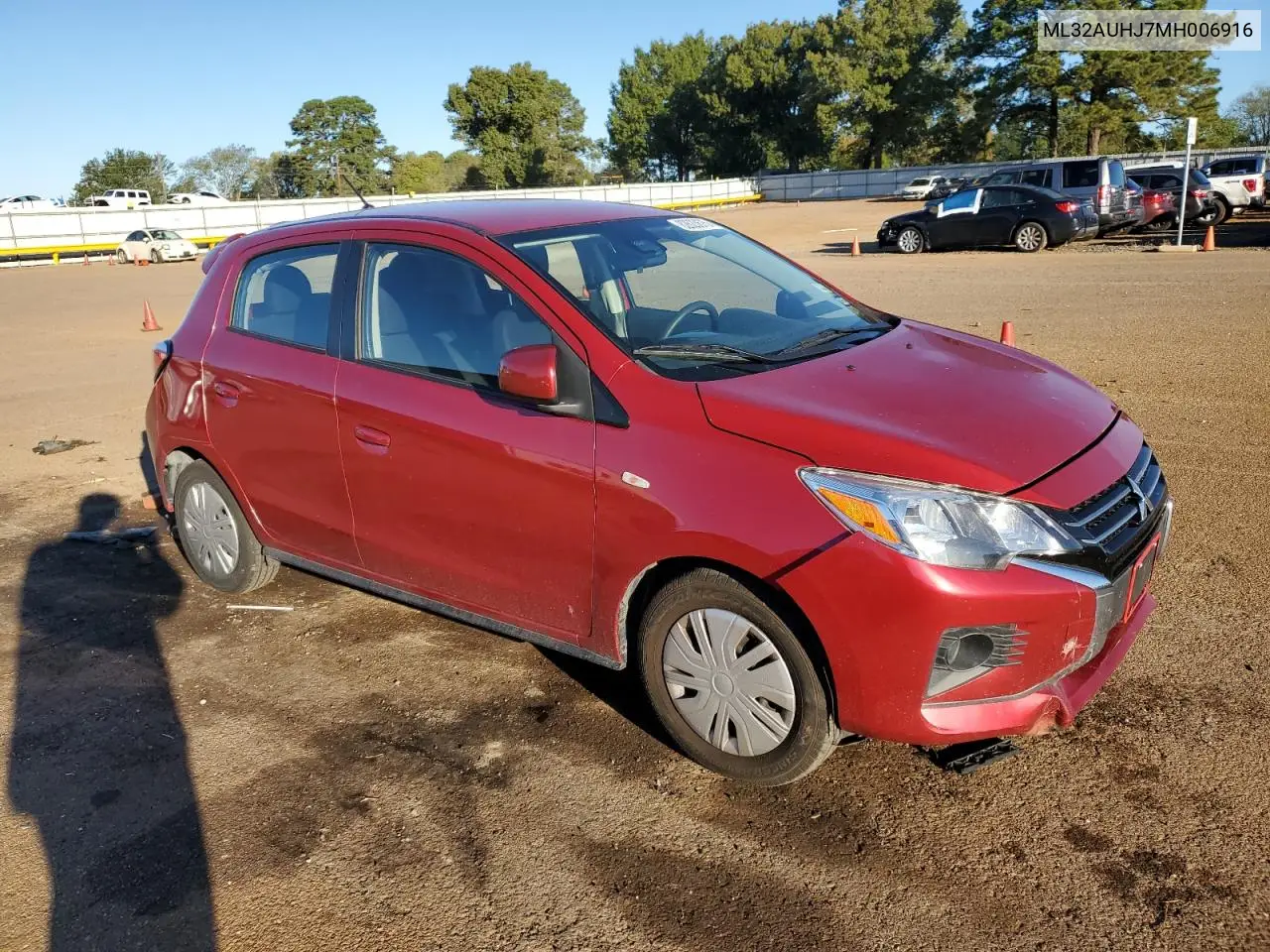 ML32AUHJ7MH006916 2021 Mitsubishi Mirage Es