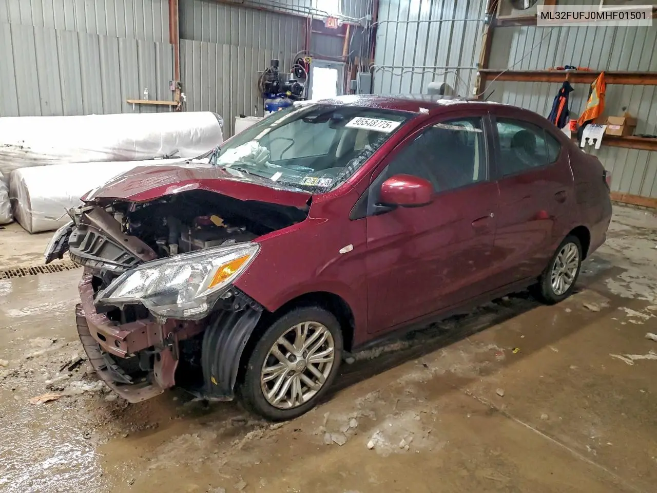 ML32FUFJ0MHF01501 2021 Mitsubishi Mirage G4 Es