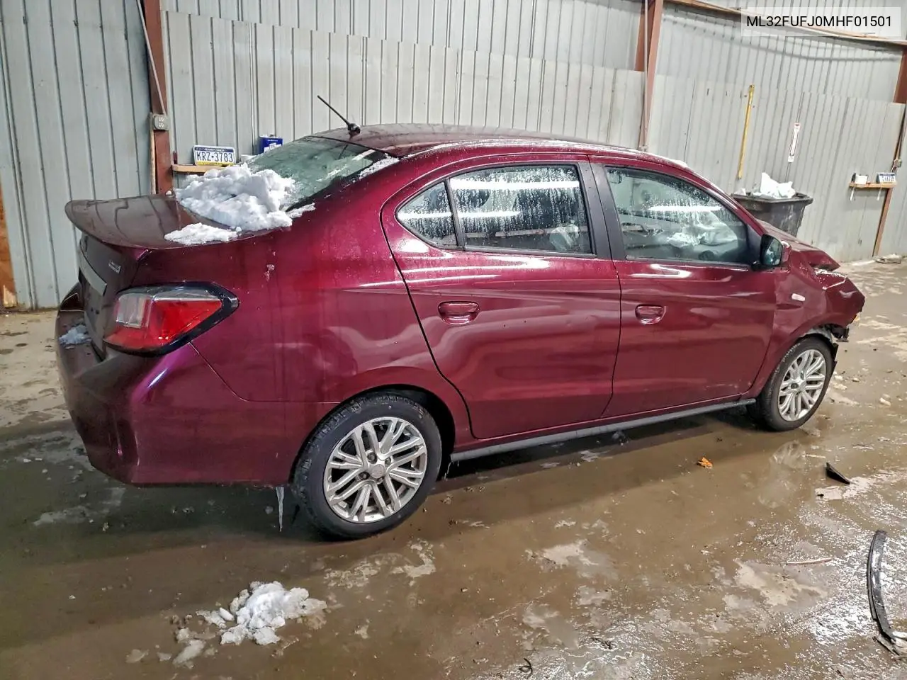 ML32FUFJ0MHF01501 2021 Mitsubishi Mirage G4 Es