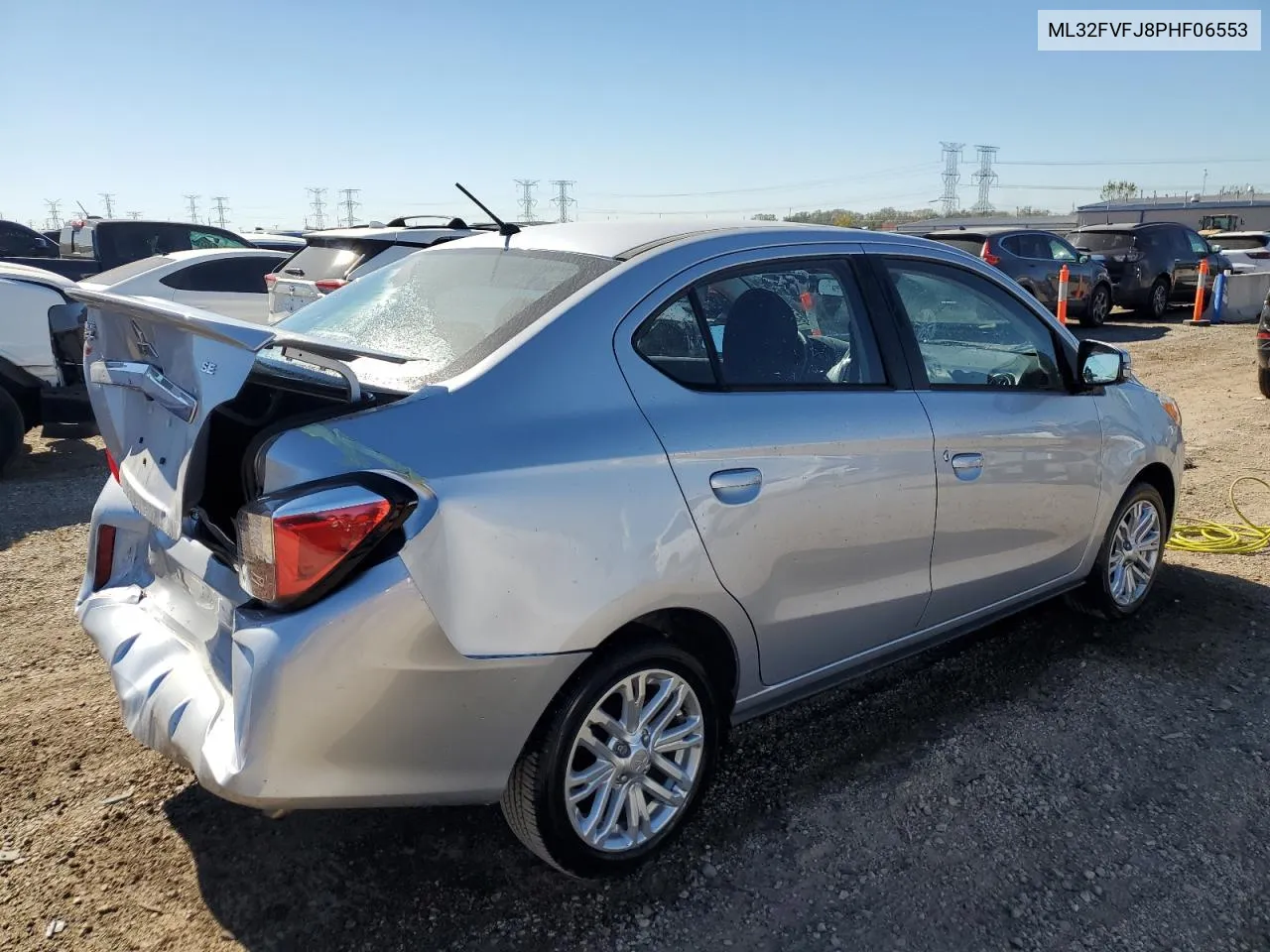 2023 Mitsubishi Mirage G4 Se VIN: ML32FVFJ8PHF06553 Lot: 73651774