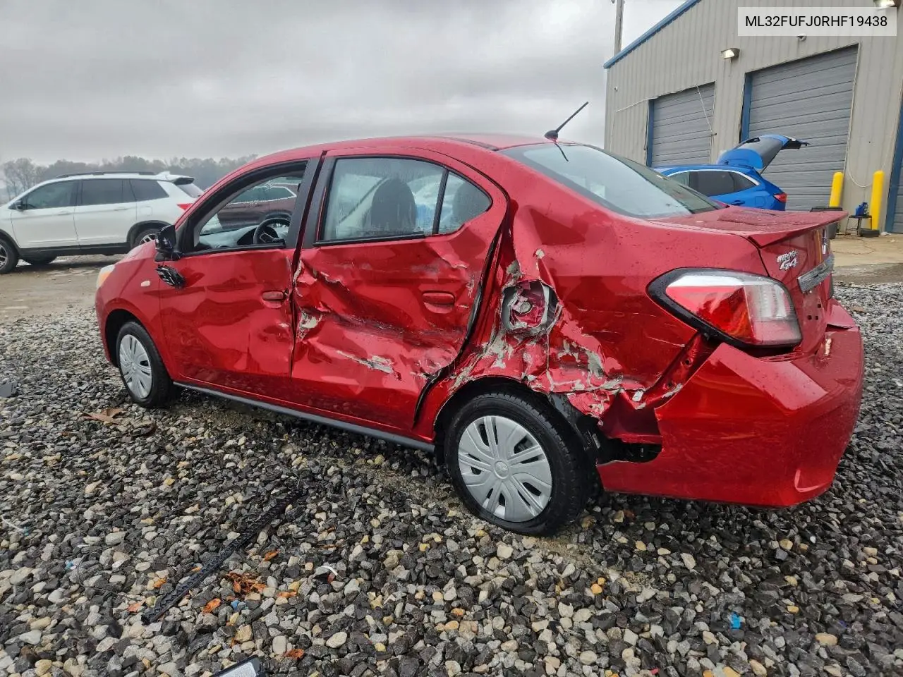 ML32FUFJ0RHF19438 2024 Mitsubishi Mirage G4 Es